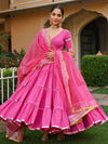 Elegant Lavender Embroidered PALAZZO Set with Organza Dupatta..